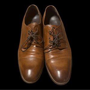 Leather Oxfords | Cole Haan | Men’s 12M | Brown/Dark Tan